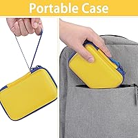 Vista 6 de Aenllosi Hard Carrying Case Compatible with Blaze Capcom Super Pocket Arcade Gaming Handhled,Mesh Pocket for USB Cable & Evercade Cartridges(Case