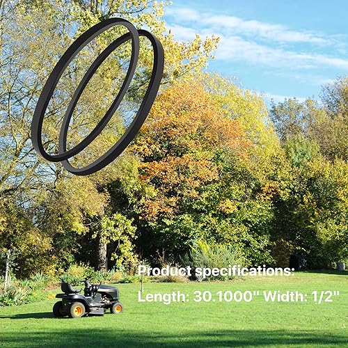 Miniatura 2 de 121-5765 Correa de transmisión de repuesto para cortacésped, adecuada para cortadoras de césped Toro Timemaster Turfmaster de 30 pulgadas, para