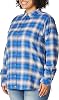 Dickies Womens Long Sleeve Plaid Flannel Shirt