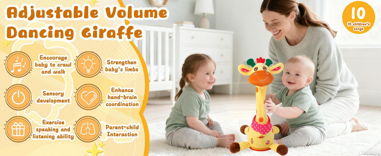 Peluche Girafe Interactive Chantante – Compagnon Musical pour Enfants Peluche Girafe Interactive Chantante – Compagnon Musical pour Enfants
