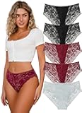 Lace Panties for Women Sexy Underwear Black Lace Panties Lacy Sexy High Waisted Women Granny Panties