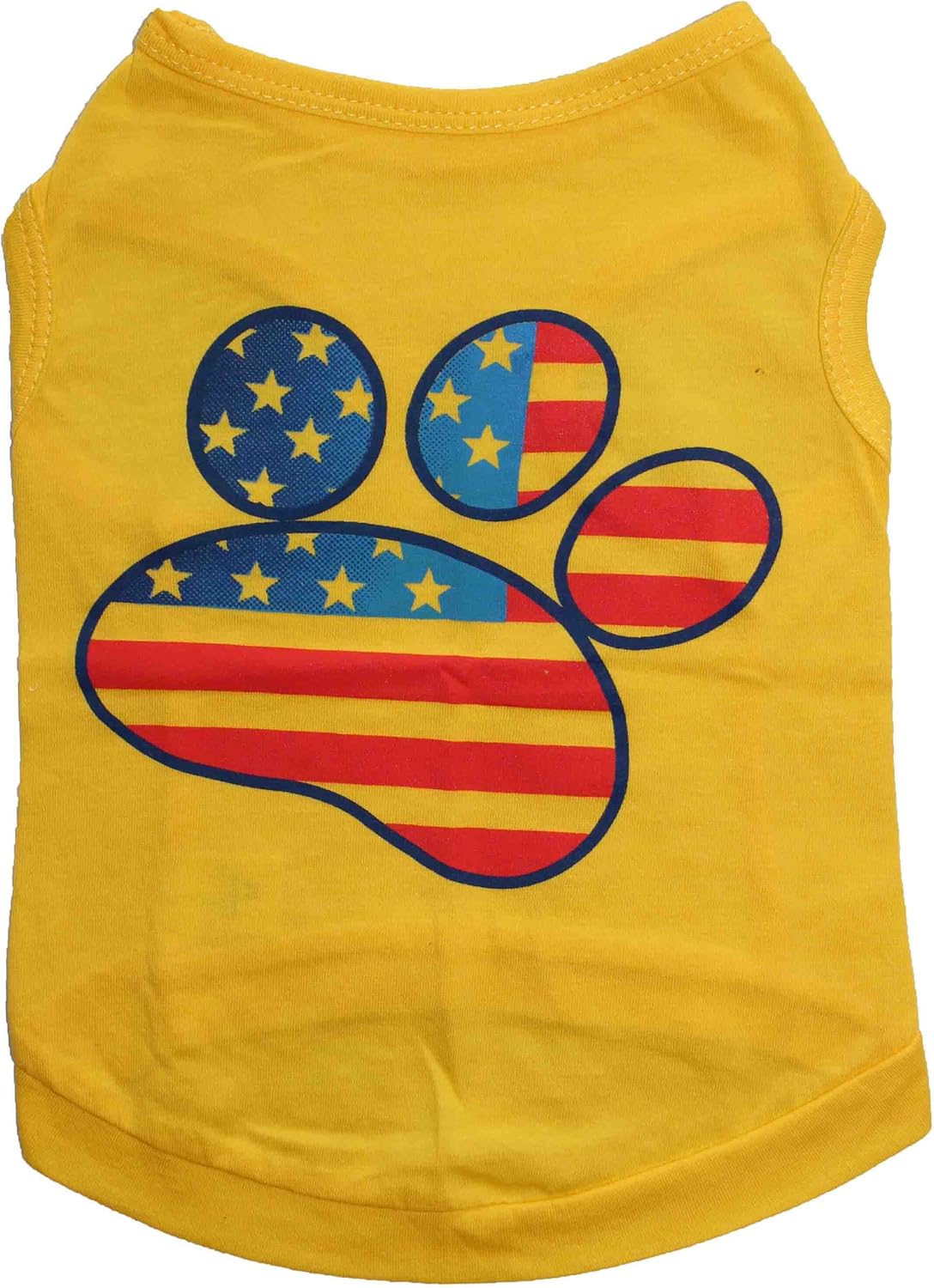 P&Q Estore Pet Costume Summer Shirt Apparel Clothes for Small Dog and Cat US Flag