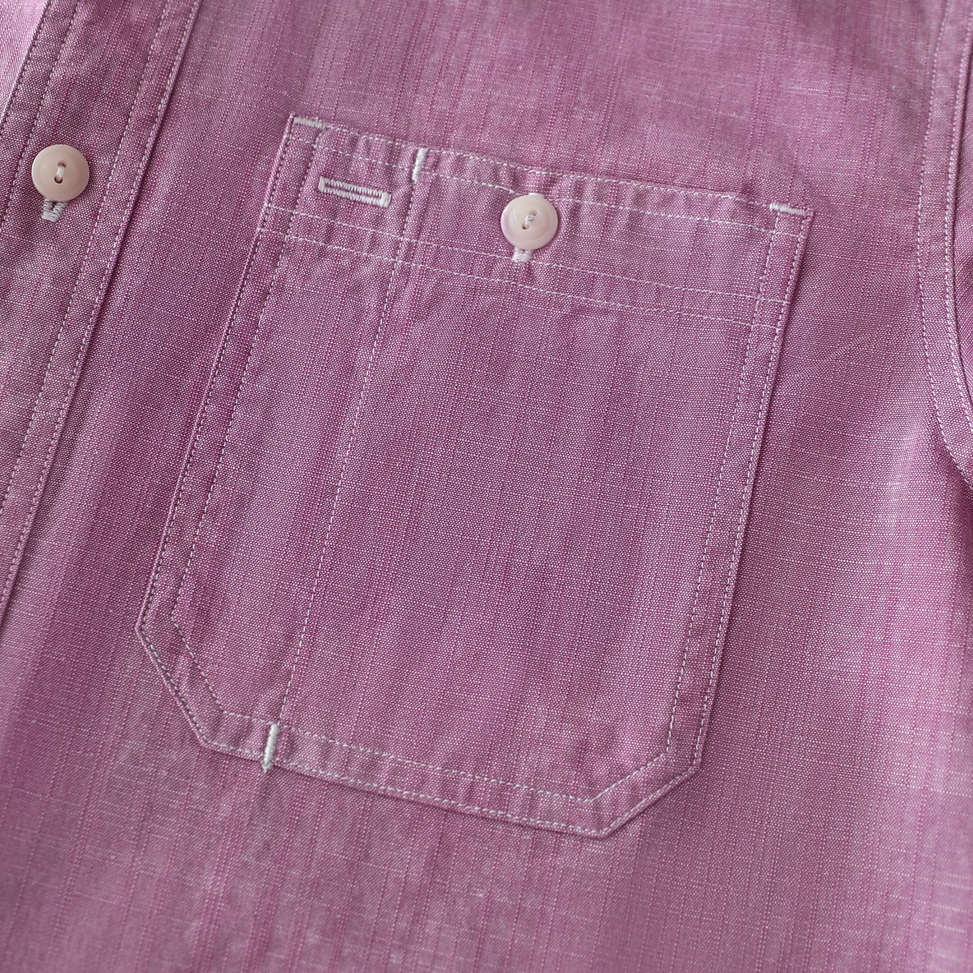 Dubinik® Camisas para Hombre Tela Juvenil Manga Larga Trabajo Casual Botones Vintage Algodon con Bolsillos