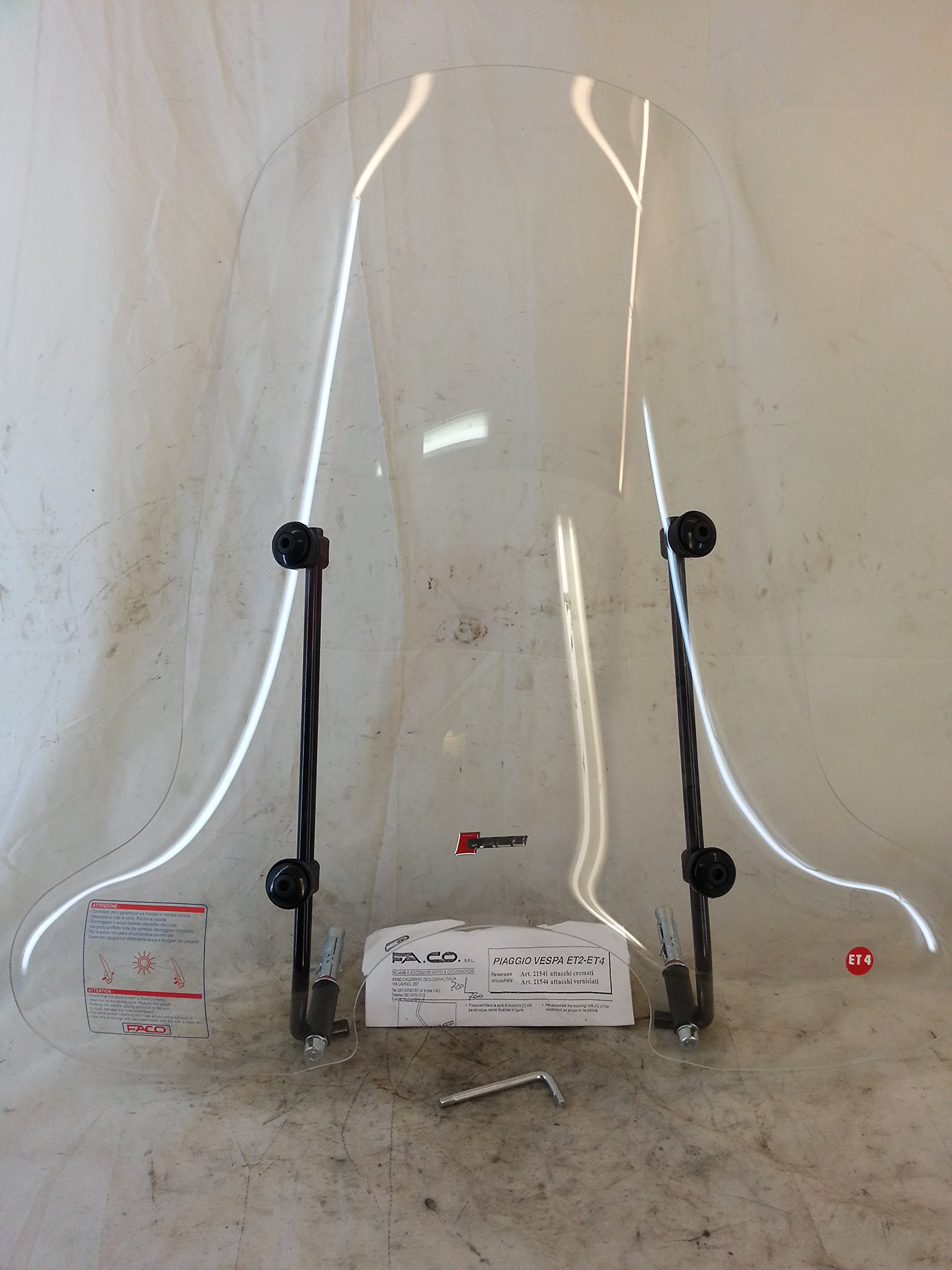 PARABREZZA compatibile per VESPA ET2-ET4 50/125/150cc ART.21544 PARAVENTO
