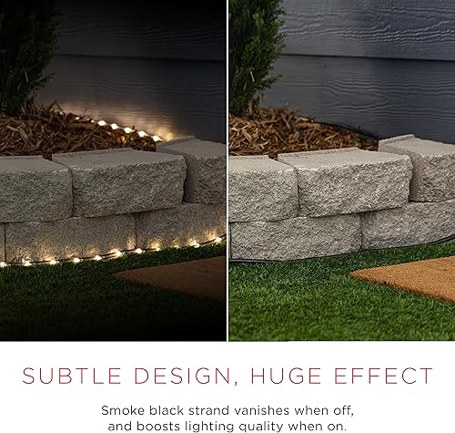 Miniatura 5 de UltraPro Luces de cuerda de escape, blanco cálido, 3000 K, negro, 16 pies, LED, fácil instalación, cuerda de luces para exteriores, interiores,