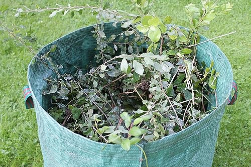 Miniatura 9 de Paquete de 3 bolsas de basura reutilizables de jardín de 16 galones (H15, 18 pulgadas de profundidad)  Bolsas de basura de patio