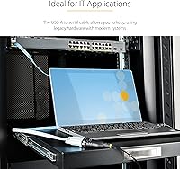 Vista 5 de StarTech.com Cable USB a serie DB9 macho RS232 a USB, prolífico IC, adaptador USB a serie para PLC/impresora/escáner/interruptor, adaptador