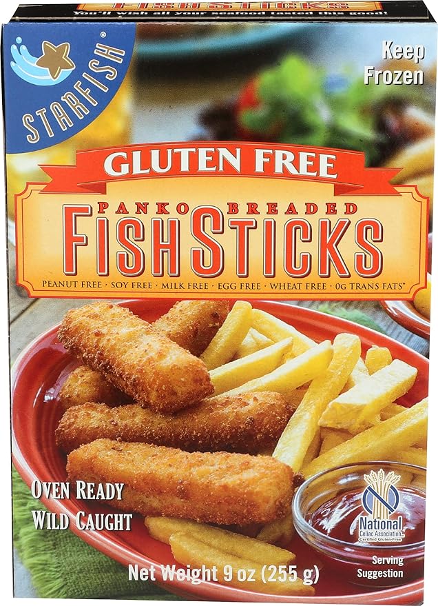 Starfish, GlutenFree Fish Sticks, 9 oz (Frozen) Grocery