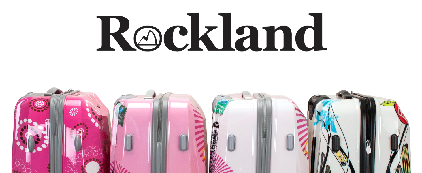 Amazon.com | Rockland Safari Hardside Spinner Wheel Luggage, Carry