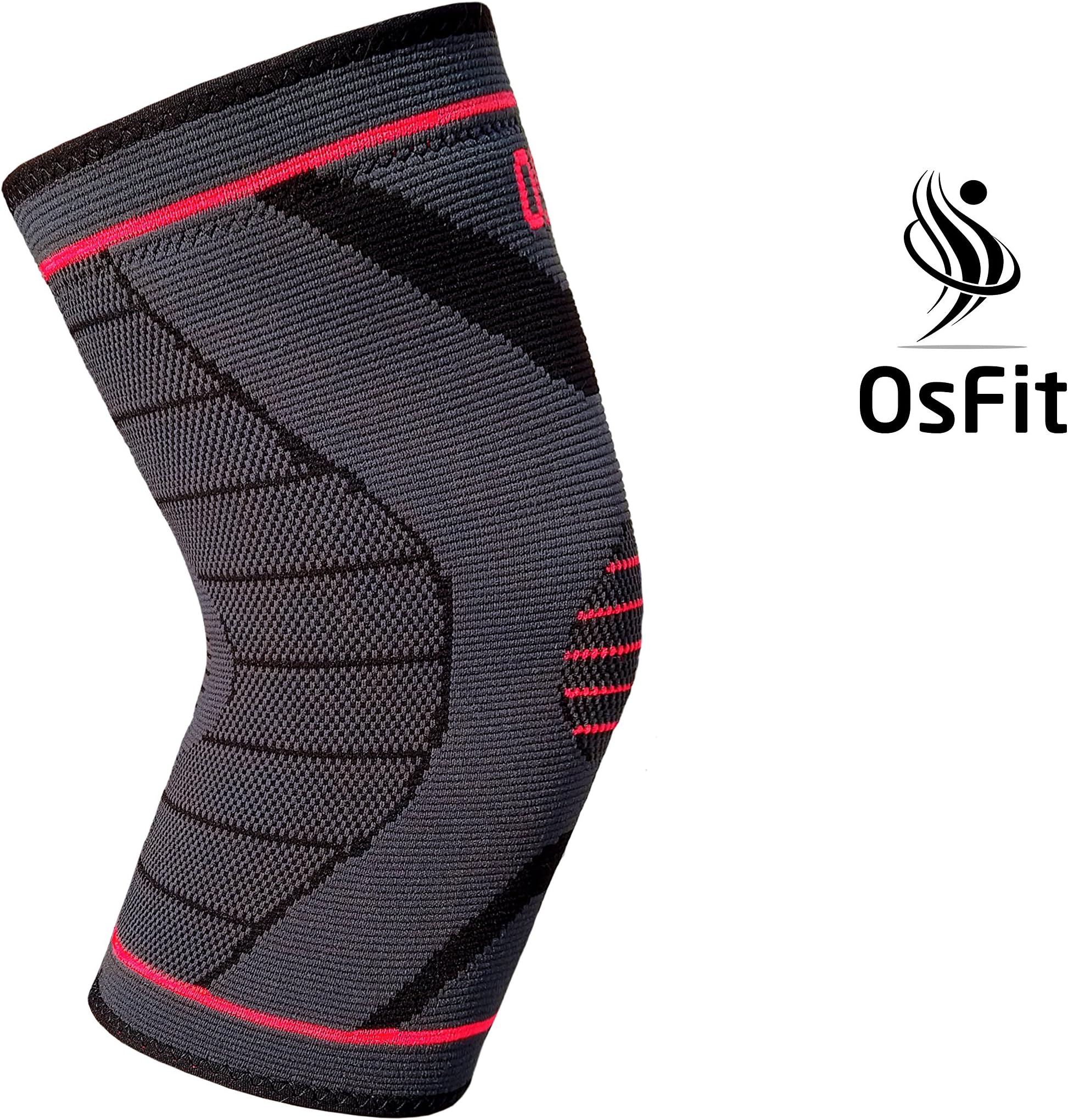 Knee Compression Sleeve- Supports You While Running, Jogging, Playing Football And Many More- Relieves Joint & Post-Surgical Pain- Ideal For Meniscus & Cruciate Rupture Patients (Small)