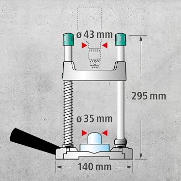 Wolfcraft 4522 Tec Mobil Drill Stand