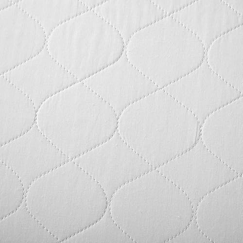 Miniatura 6 de Funda protectora de colchón de tamaño matrimonial, impermeable, acolchada, ajustable, de algodón suave, lavable, protector de cama con banda elástica