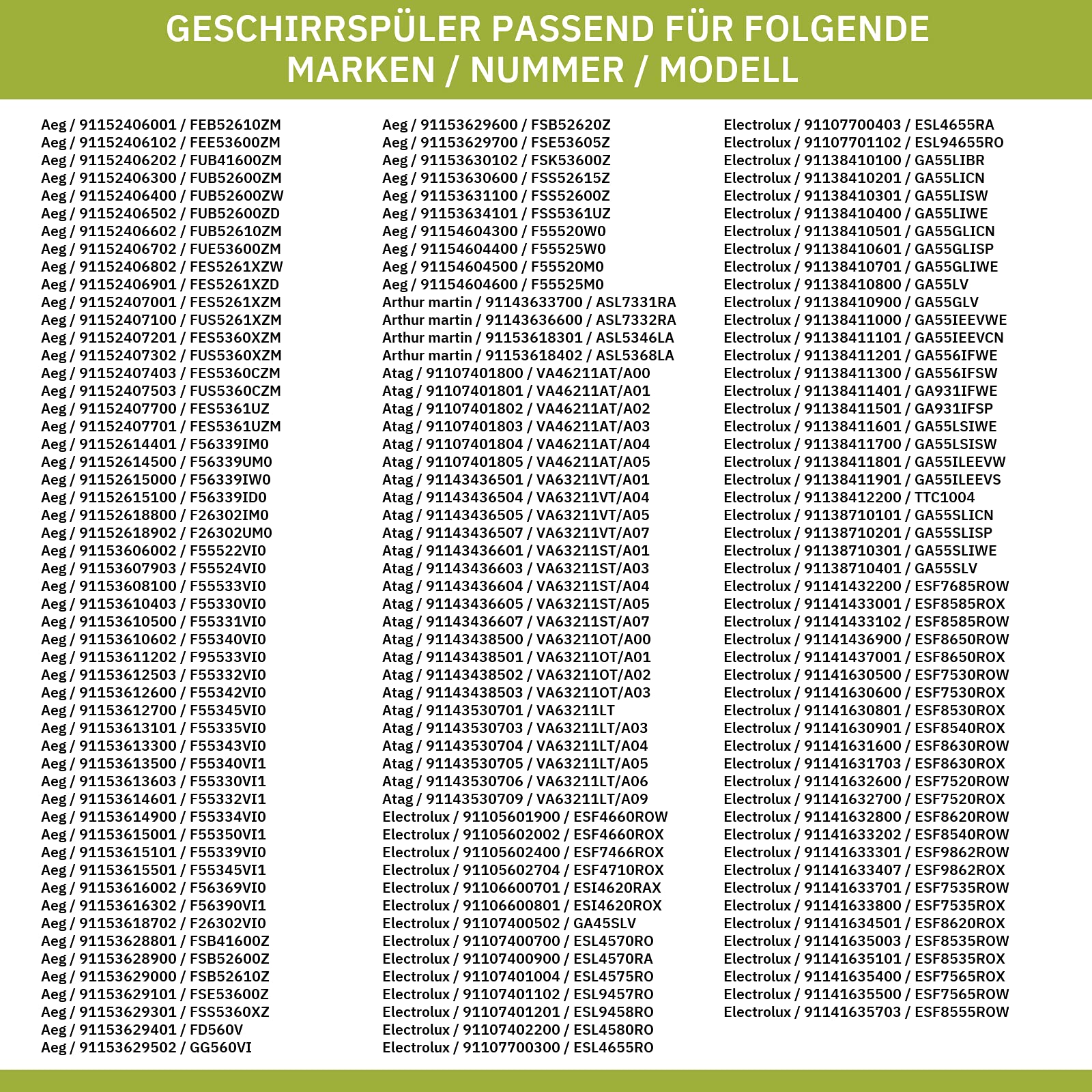 Pompe de vidange pour e.a. AEG, Electrolux lave-vaisselle 140000604011