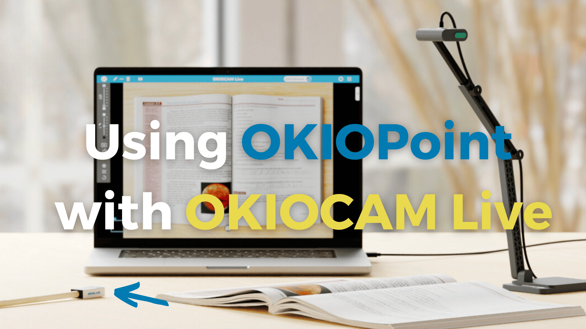 Amazon.com: OKIOLABS OKIOCAM T-4K 8MP USB Document Camera for
