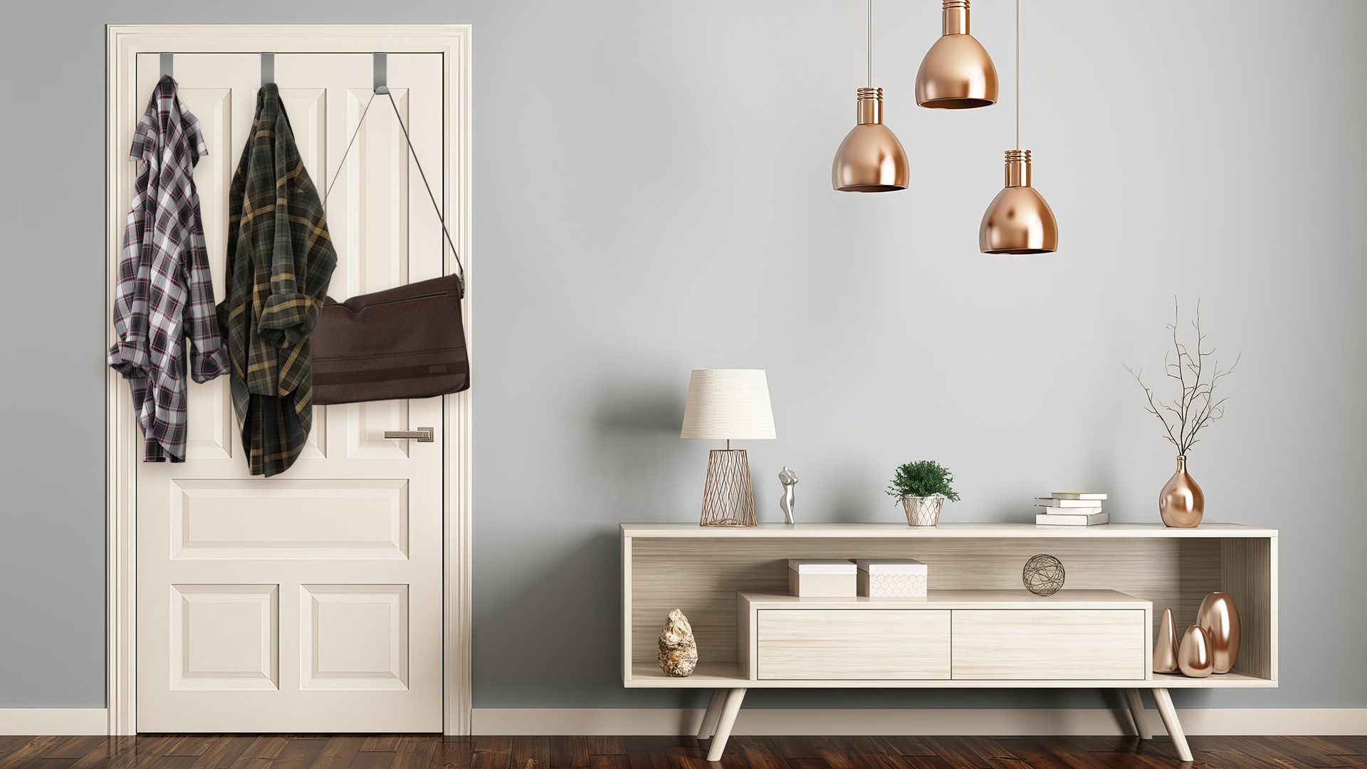 Homewit Türhaken 8er Set - Edelstahl Garderobenhaken Platzsparend Für Türen