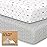 KeaBabies 2-Pack Organic Crib Sheets for Boys, Girls - 52x28 Fitted Crib Mattress Sheet Neutral, Breathable Jersey Cotton Cover for Baby Bed, Toddler Mattress, Soft & Cute Prints (Nordic)