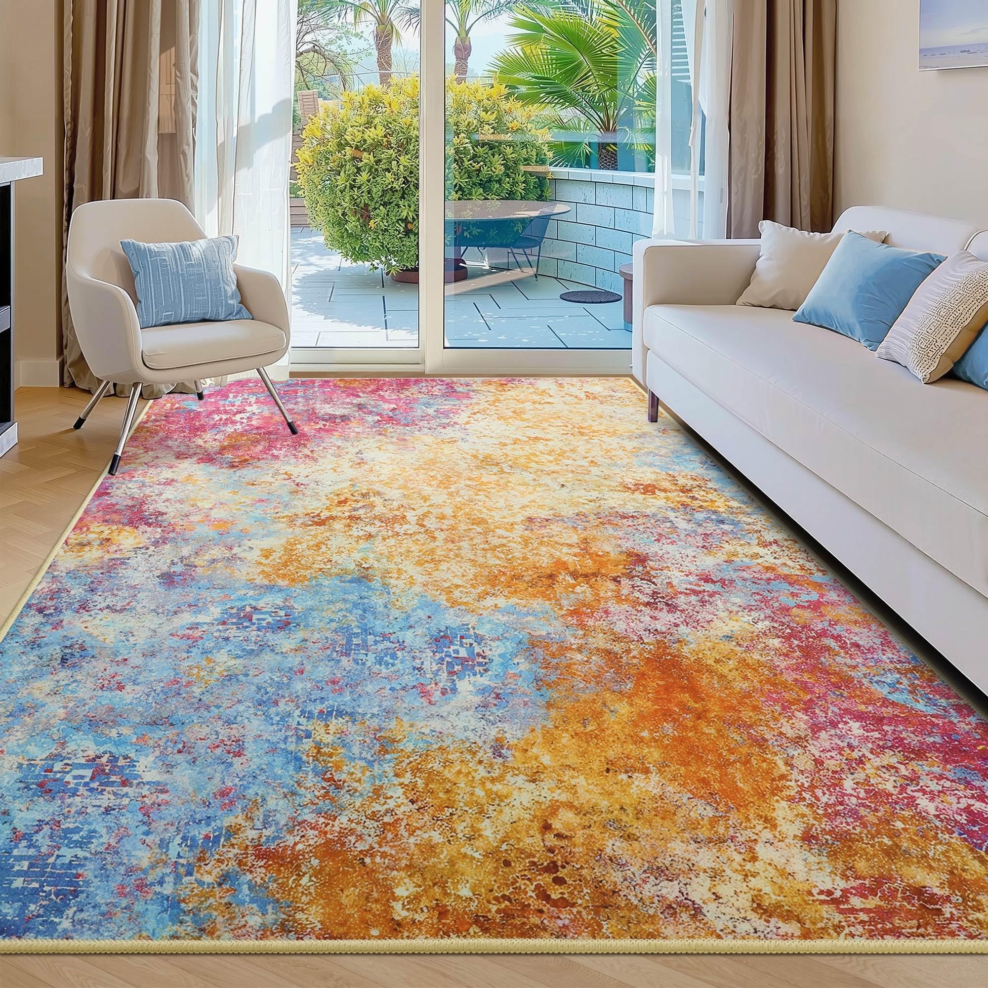 Kelarea 4x6 Nebula Abstract Rug