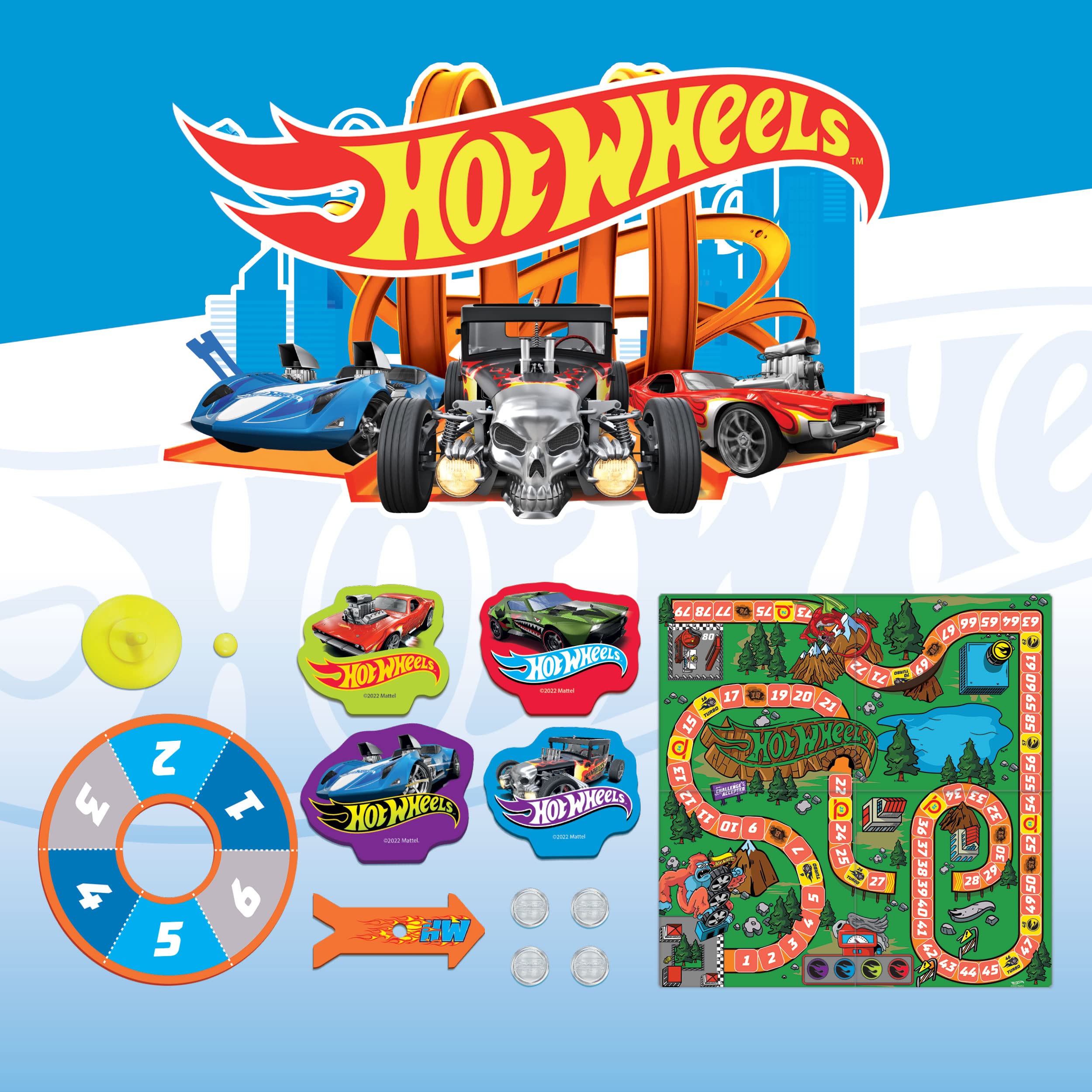 Liscianigiochi Super Game – Gioco Dell'Oca Hot Wheels, Per 2-4 Giocatori, Multicolore - 6