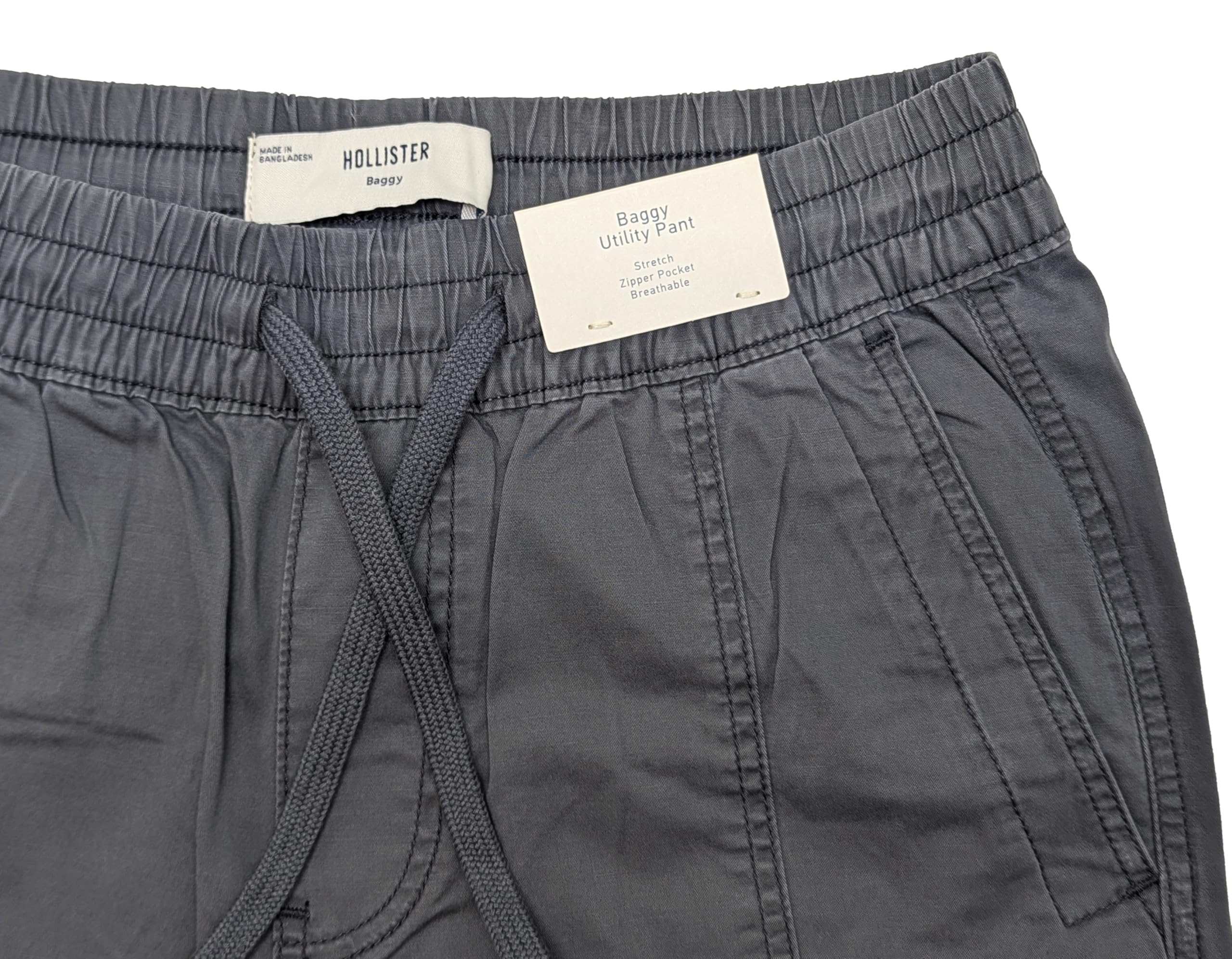Hollister Men's Flex Waistband Comfortable Baggy Fit Utility Cargo Pants HOM-31 - Picture 26 of 36