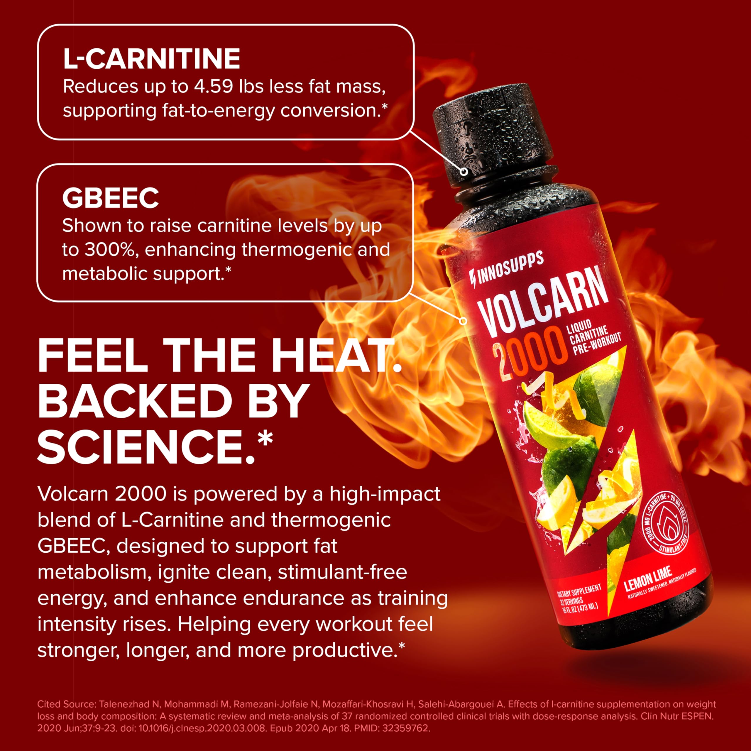 Review InnoSupps Volcarn 2000 – L-CARNITINE Pre-Workout Advanced En…