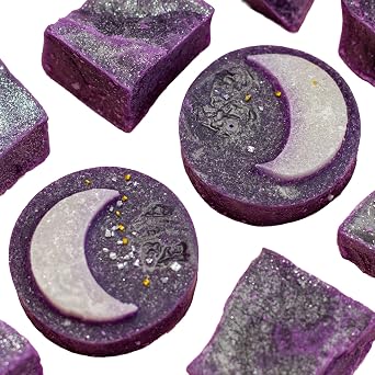 Silky Gem Ube Purple Sapphire Viral ASMR Crystal Candy Handcrafted Edible Jewelry 10 Pieces