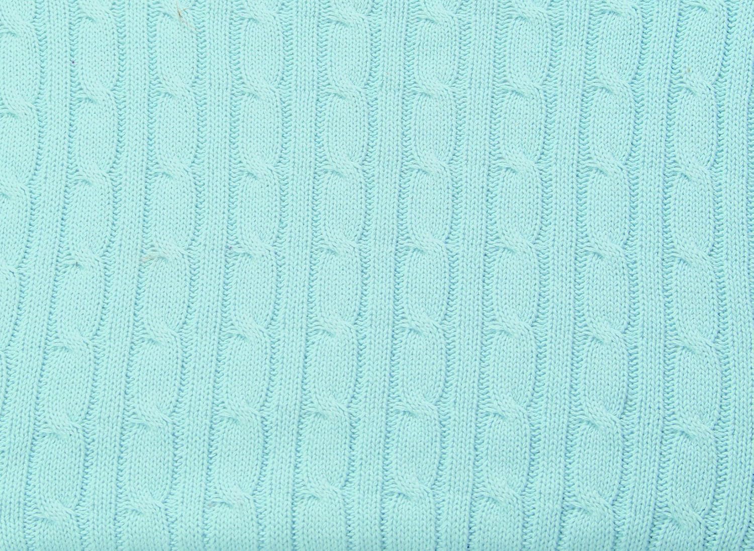 Pickles Classic 100 Cotton Cotton Cable Knit Baby Blanket