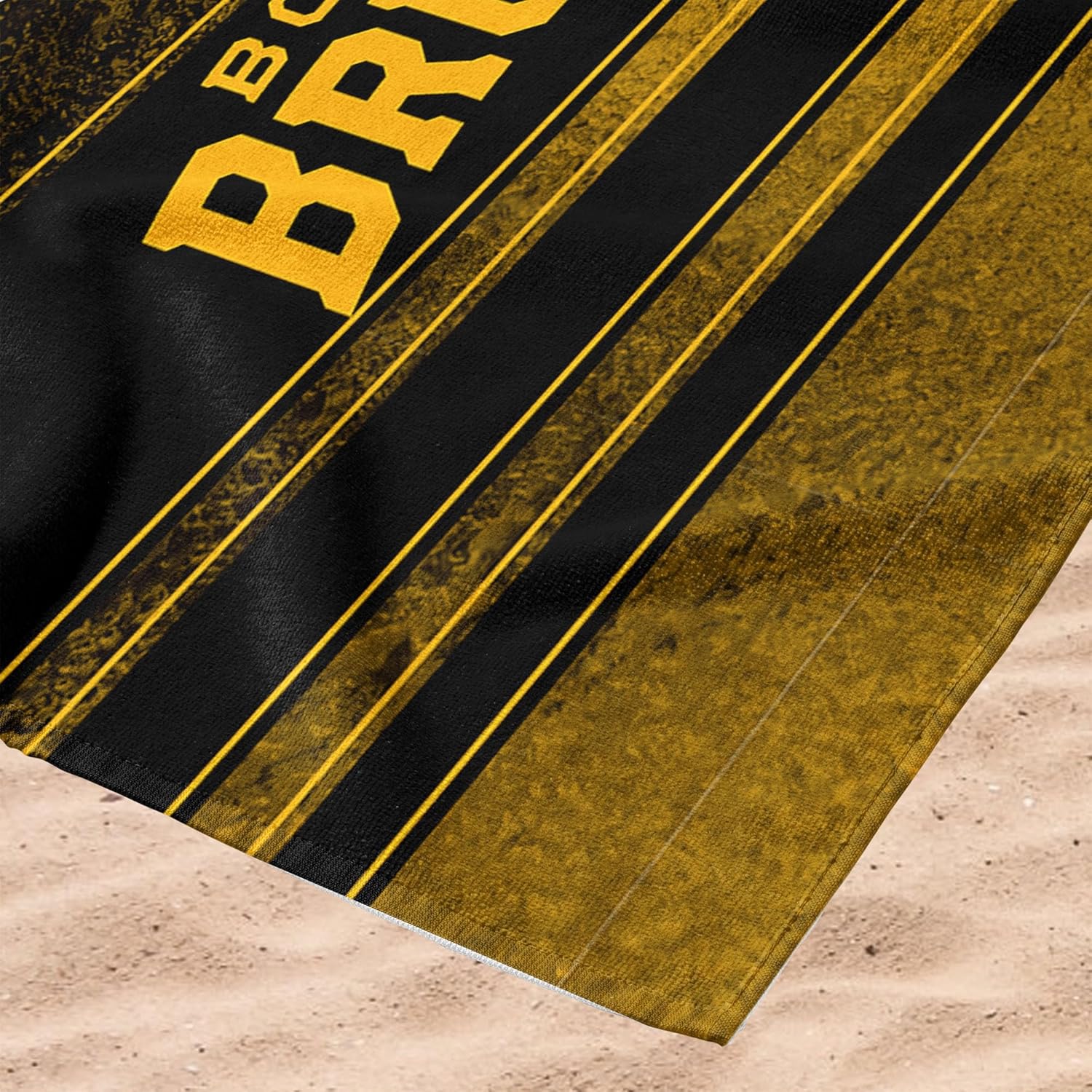 Northwest Boston Bruins NHL Microfiber Beach Towel, Quick-Dry, Soft & Absorbent Lightweight Travel Essentials for Pool or Bath, 30x60 inches - Image 4