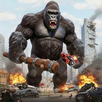 Bigfoot Monster Gorilla City Attack - Giant Apes Rampage Battle Games 2025