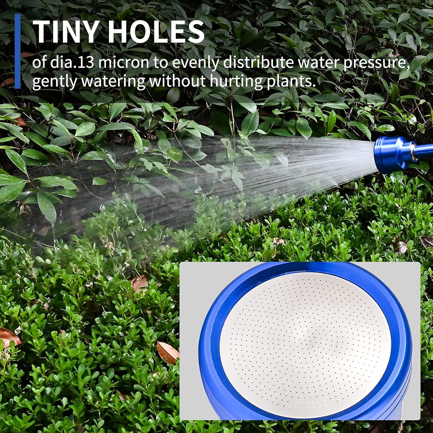 Sheboren Watering Wand, 21’’ Garden Hose Watering Wand with Thumb Control Shut Off, Hose Wand for Plants, Flowers, Hanging Baskets, Garden, Blue : Patio, Lawn & Garden