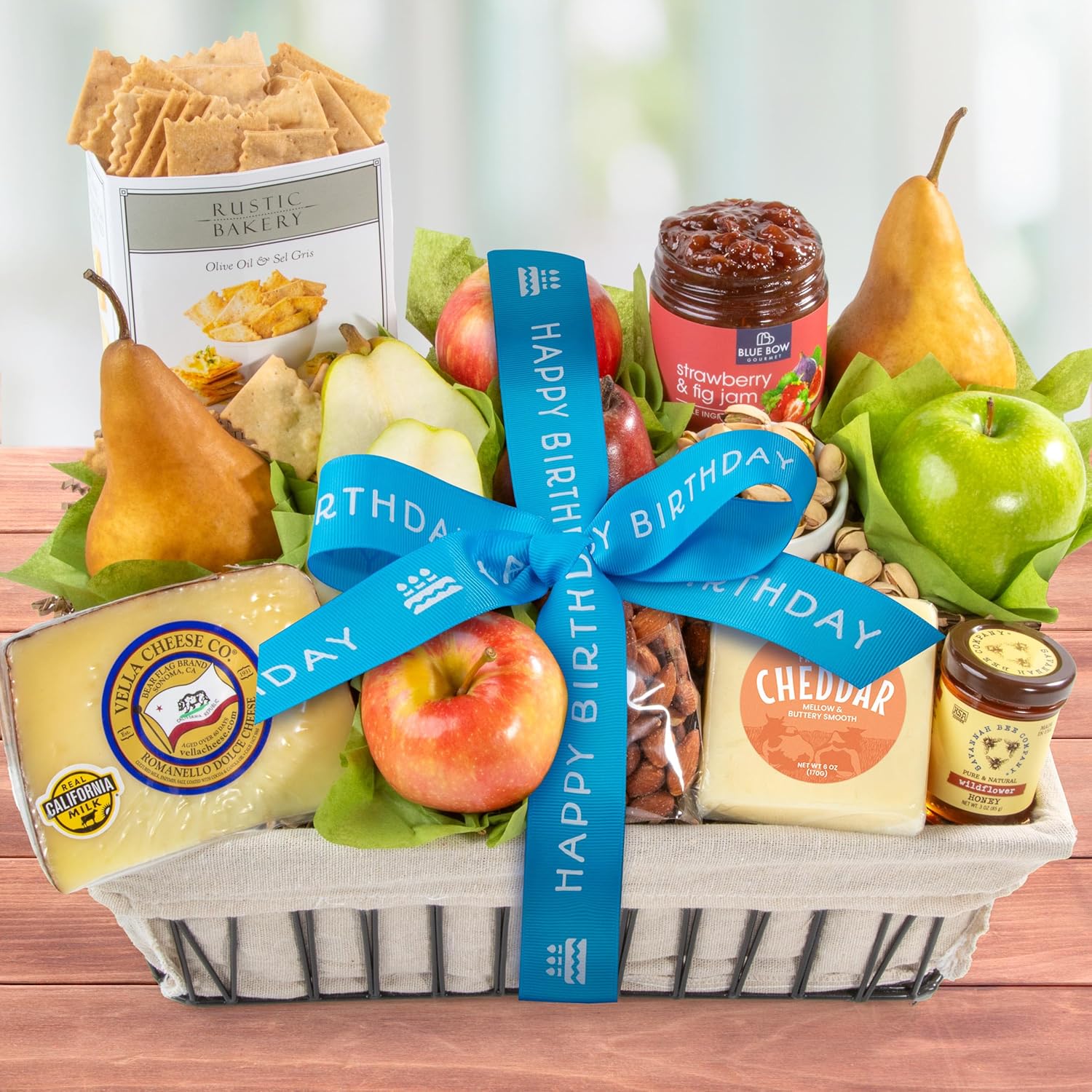 A Gift Inside Happy Birthday California Farmstead Fruit Gift Basket - Image 2