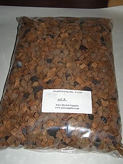 Orchid Potting Mix - Grow!T Expanded Clay, Coconut Husk Chips, Charcoal. 1/4 Cubic Foot Bag