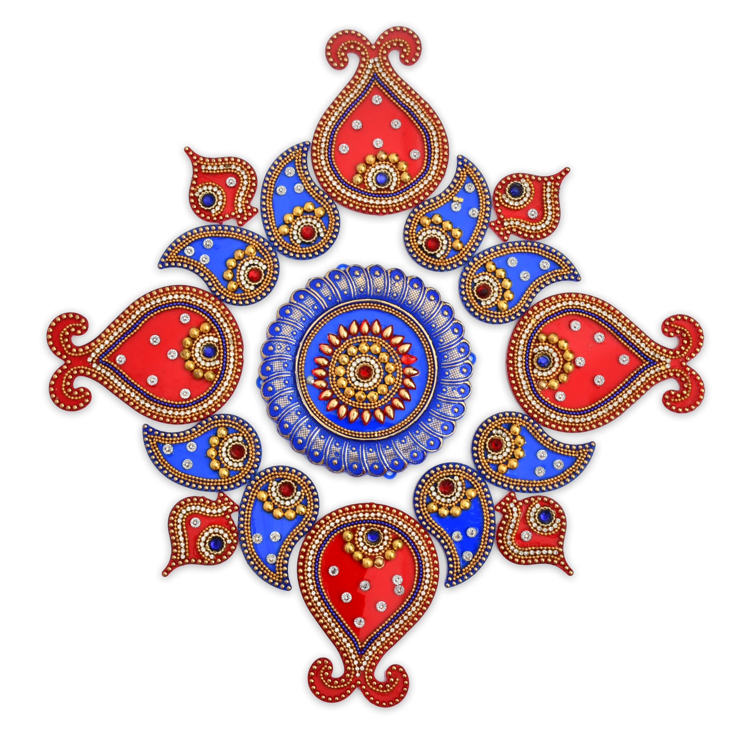 Handmade Acrylic Rangoli - Diwali & Festival Decor -11 Handmade Acrylic Rangoli - Diwali & Festival Decor -11