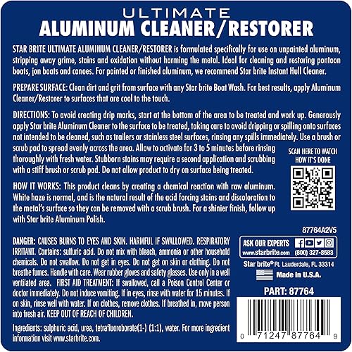 Miniatura 10 de STAR BRITE Limpiador y restaurador de aluminio definitivo + esmalte de aluminio