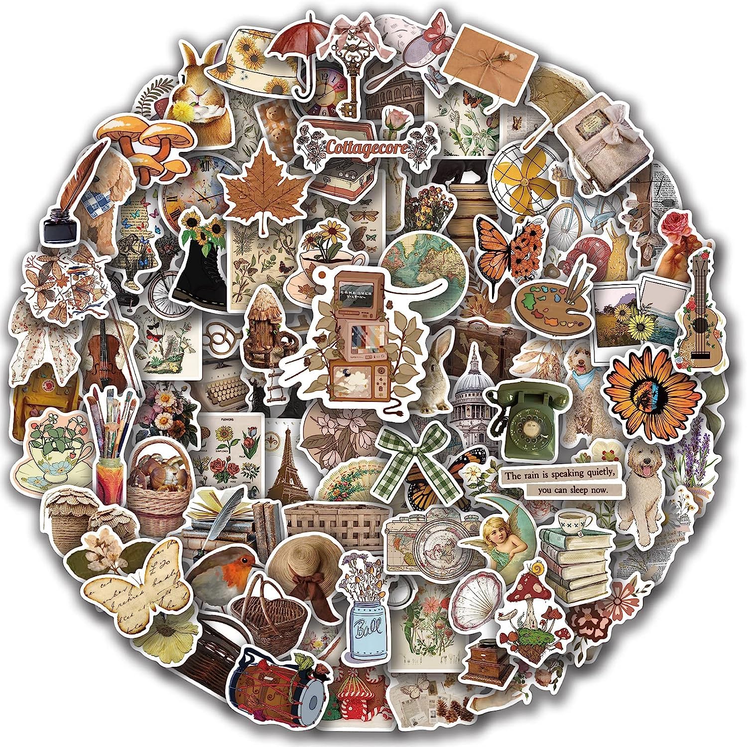 See full amazon price history chart for Sticker Chaiye 100 Pcs Vintage Aesthetic Stickers, Waterproof Vinyl Pack Designed for Water Bottles, Laptops, Phones, and Skateboards | Ideal for Adults, Girls, and Women Sticker Chaiye 100 Pcs Vintage Aesthetic Stickers, Waterproof Vinyl Pack Designed for Water Bottles, Laptops, Phones, and Skateboards | Ideal for Adults, Girls, and Women (B0CRHSHRTD) Amazon Price History, Amazon Price Tracker