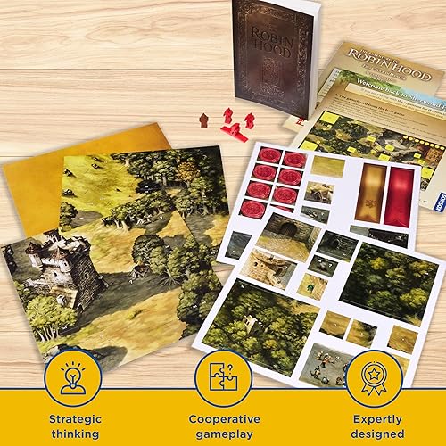 Miniatura 8 de Las aventuras de Robin Hood: Friar Tuck in Danger | Juego de narración | Expansión | Juego de mesa de fantasía | 2 a 4 jugadores | A partir de 10