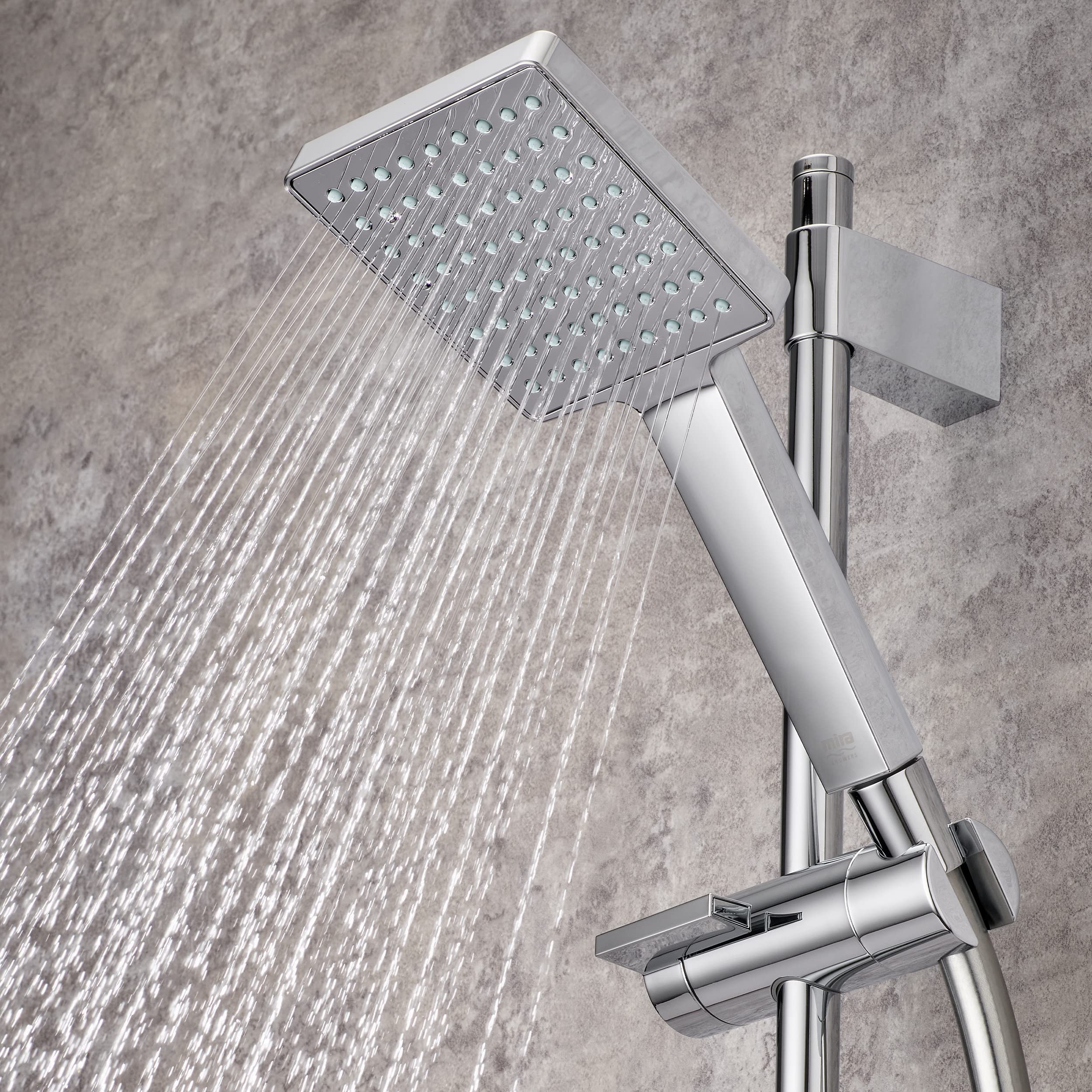 Mira Showers Mira Honesty zestaw armatury prysznicowej, kwadratowy, chrom 2.1605.284