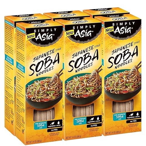 Simply Asia Fideos de soba estilo japonés 14 onzas paquete de 6 Simply Asia Fideos de soba estilo japonés 14 onzas paquete de 6