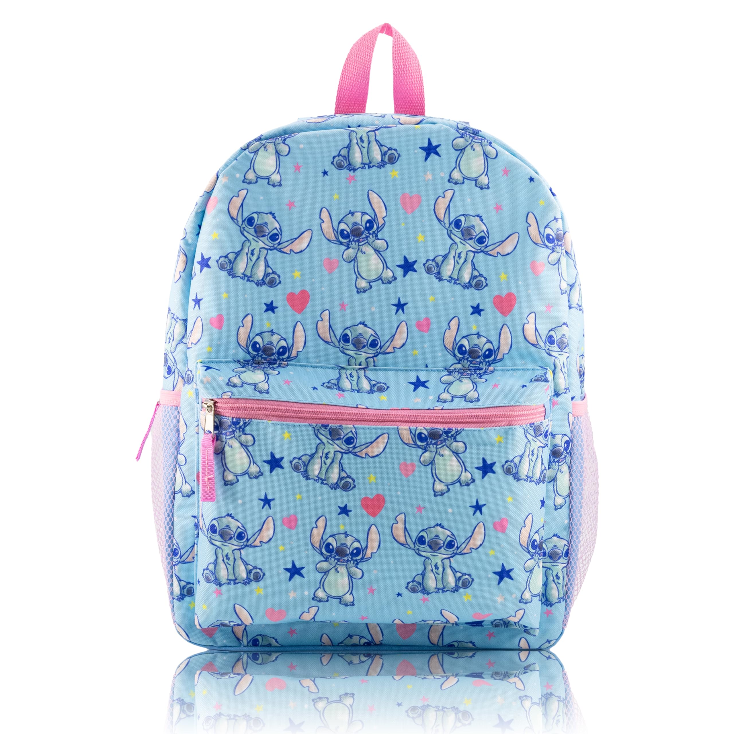 Disney Stitch Backpack for Kids | Stitch Bookbag for Girls, Boys, Unisex | Toddler Travel Bag, Cute Lightweight Bag for School | Ages 3+