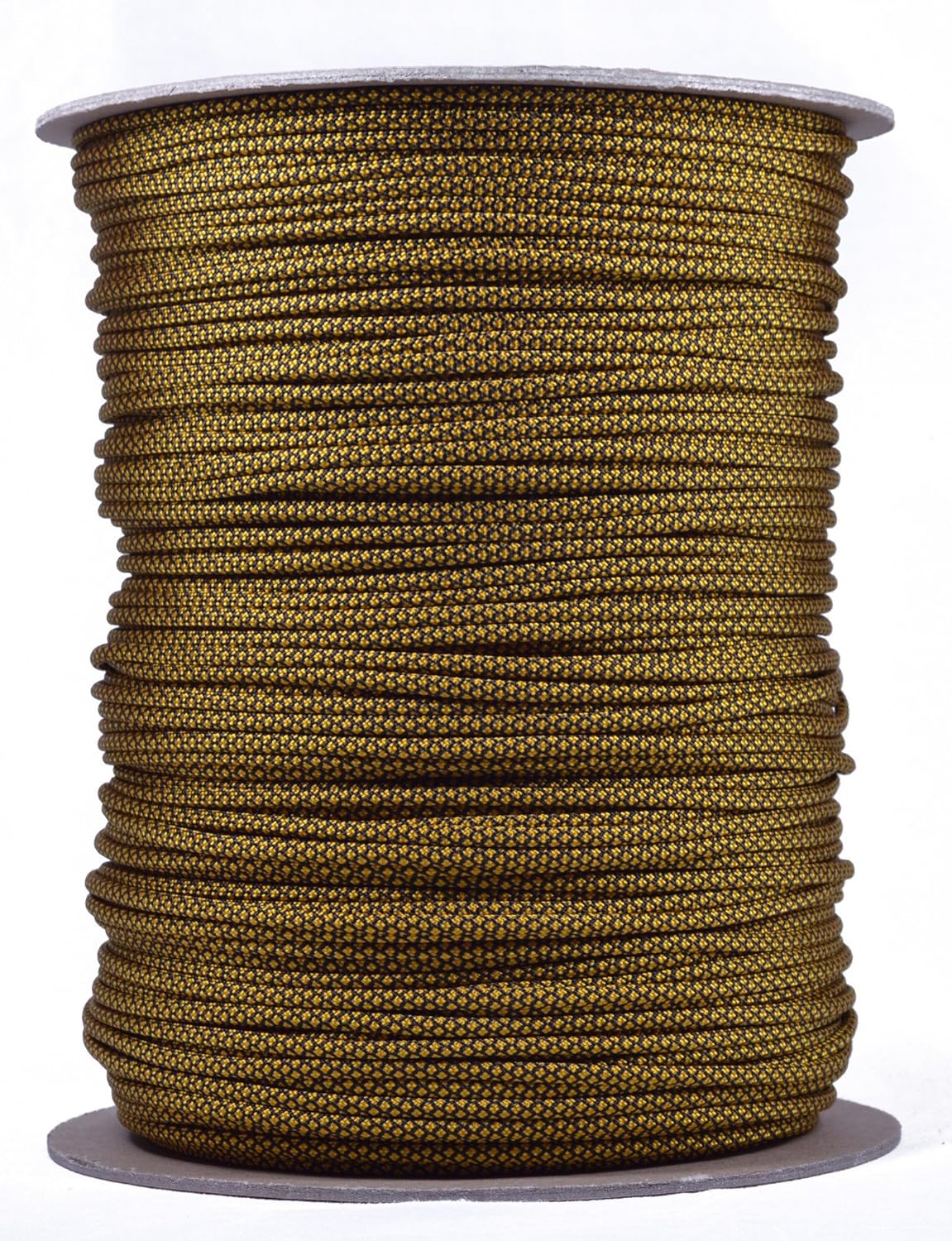 BORED? PARACORD! 1000 Foot Spool Parachute Cord 7-Strand, 550 U.S. Made, Type III Strong Cord - Light Tan