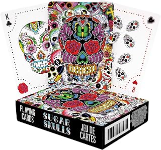 AQUARIUS Sugar Skulls Playing Cards - Sugar Skulls Themed Deck of Cards for Your Favorite Card Games - Officially Licensed Sugar Skulls Merchandise & Collectibles
