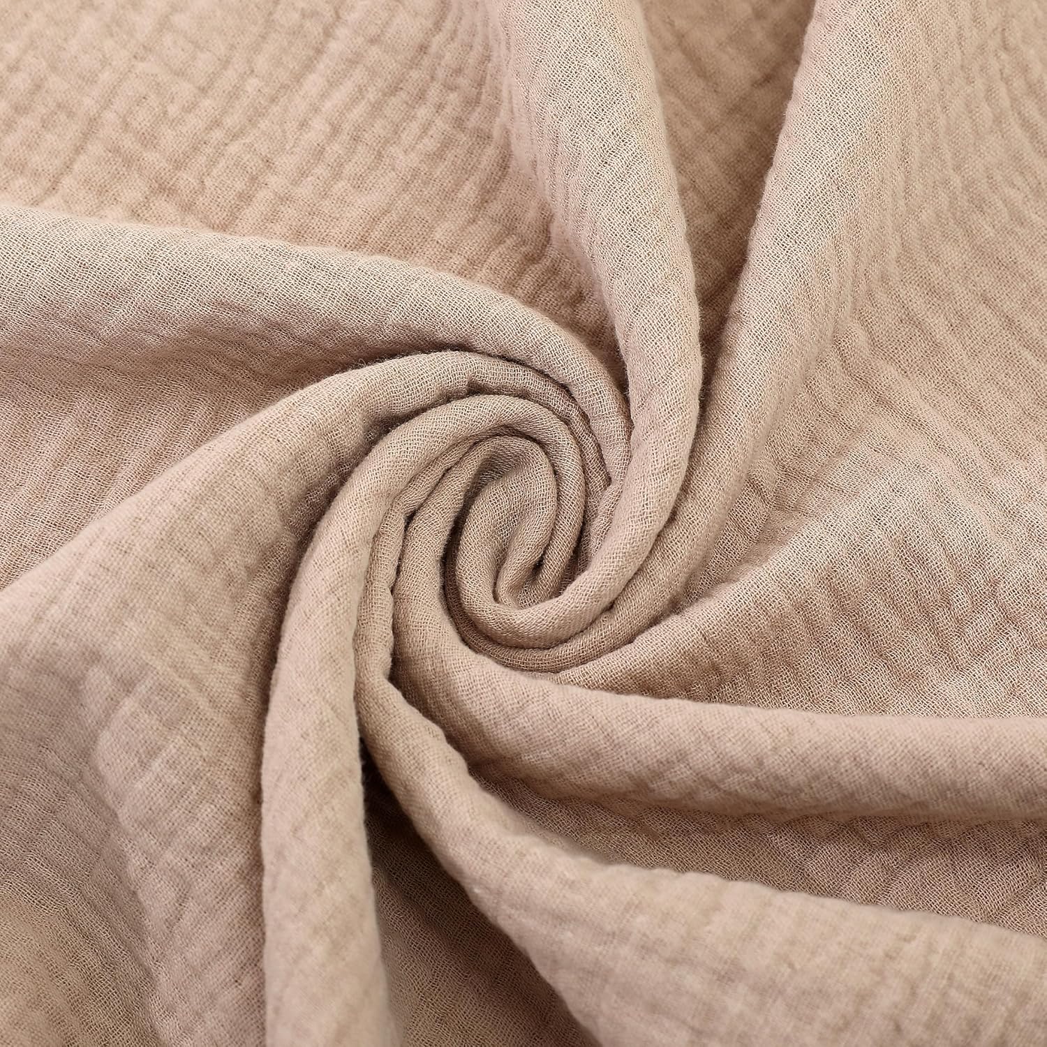 Muslin Toddler Blanket 43"x43" - 100% Cotton Super Soft Crib Blanket for Baby Boys & Girls, Infant & Toddler,Lightweight Nursing Cover & Breathable Stroller Blanket,Floral Design (Brown)