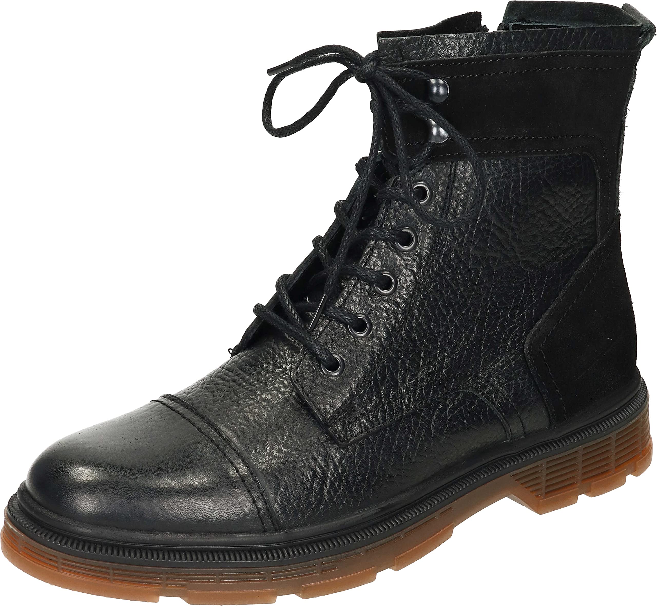 Manitu Men's 660037-01 Fashion Boot, Black, 9 UK
