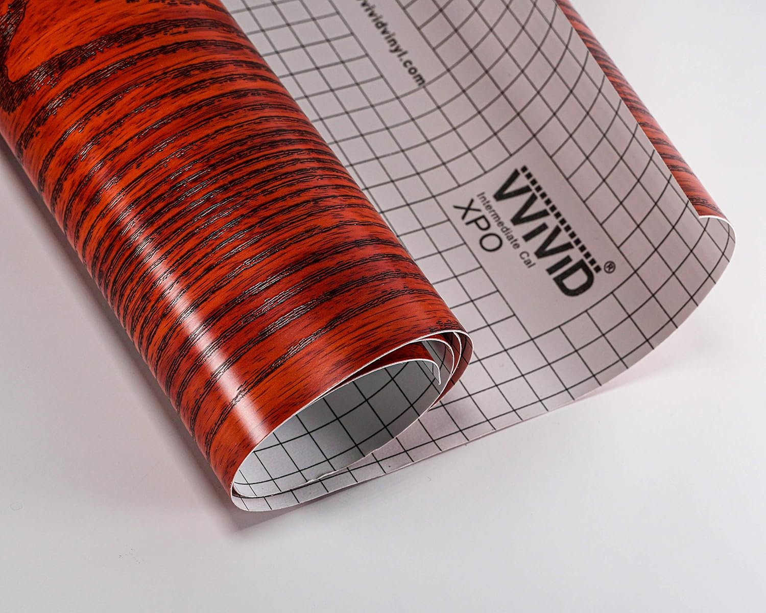 VViViD Red Ash Wood Natural Texture Architectural Vinyl Sheet Film Roll (48 Inch x 6.5ft Large Roll)