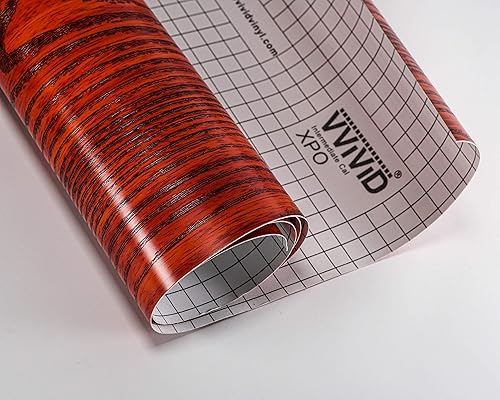 Miniatura 6 de VViViD Rollo de película de vinilo arquitectónico con textura natural de madera de fresno rojo (rollo extragrande de 48 pulgadas x 15 pies)