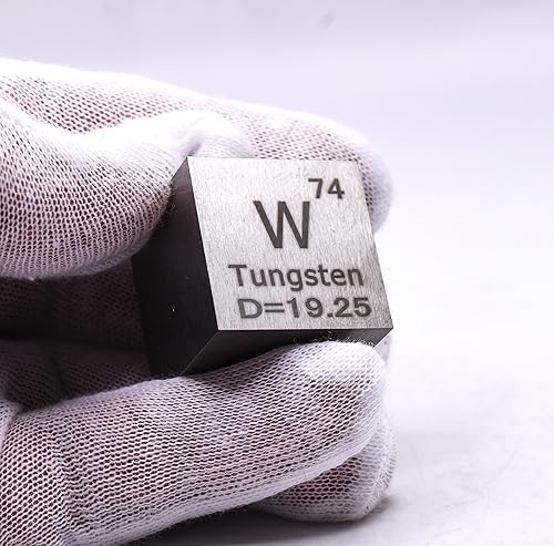 Miniatura 296 de Cubo de metal cobalto de 0.39 pulgadas (0.394 in) hasta un 99.9% puro elemento de tabla periódica de densidad grabada, colección de bloques