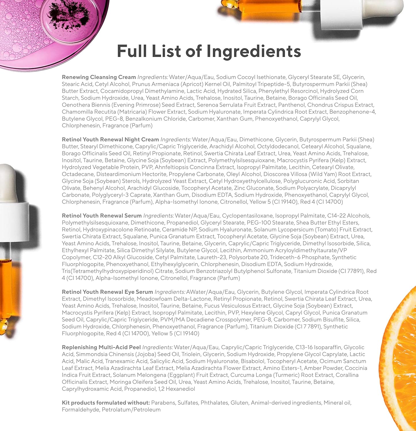 Murad Active Renewal 30 day Regimen kit ($98 Value) With Retinol Youth Renewal Serum 0.33 oz, Renewing Cleansing Cream 1.5oz, Retinol Youth Renewal Night Cream 0.5oz and Bonus Samples : Everything Else