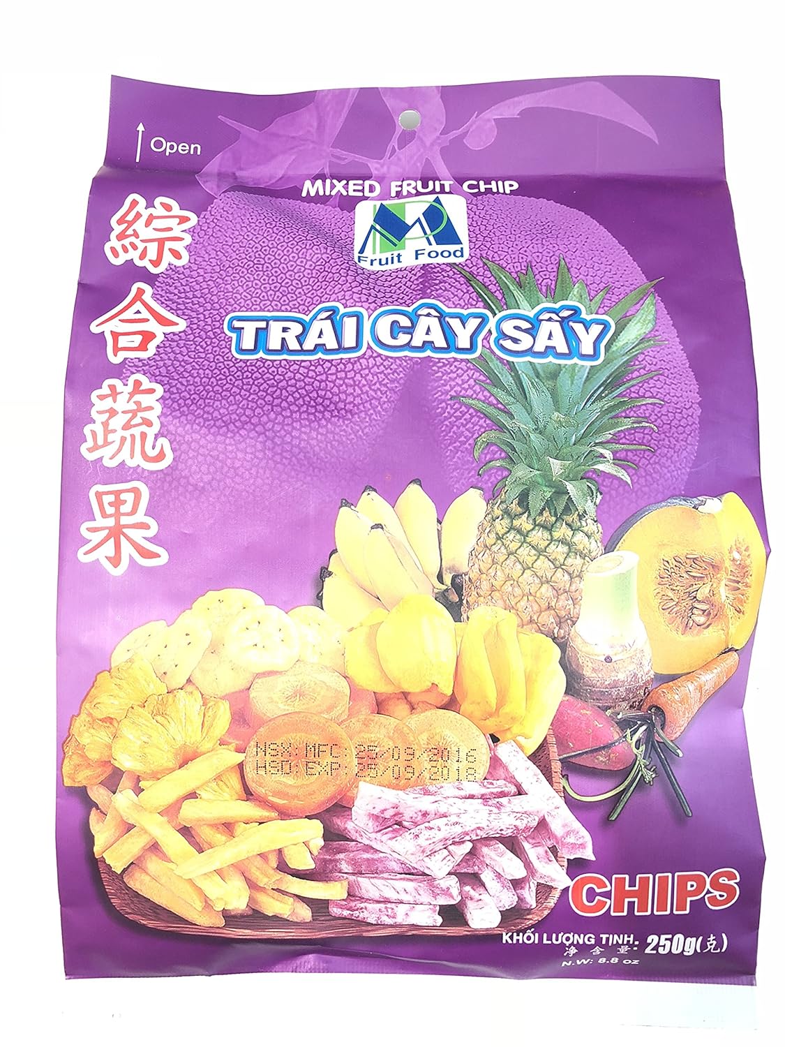 MP Food Fruit Chips (9 Oz) (Mixed Fruit Chips, 1 Pack)