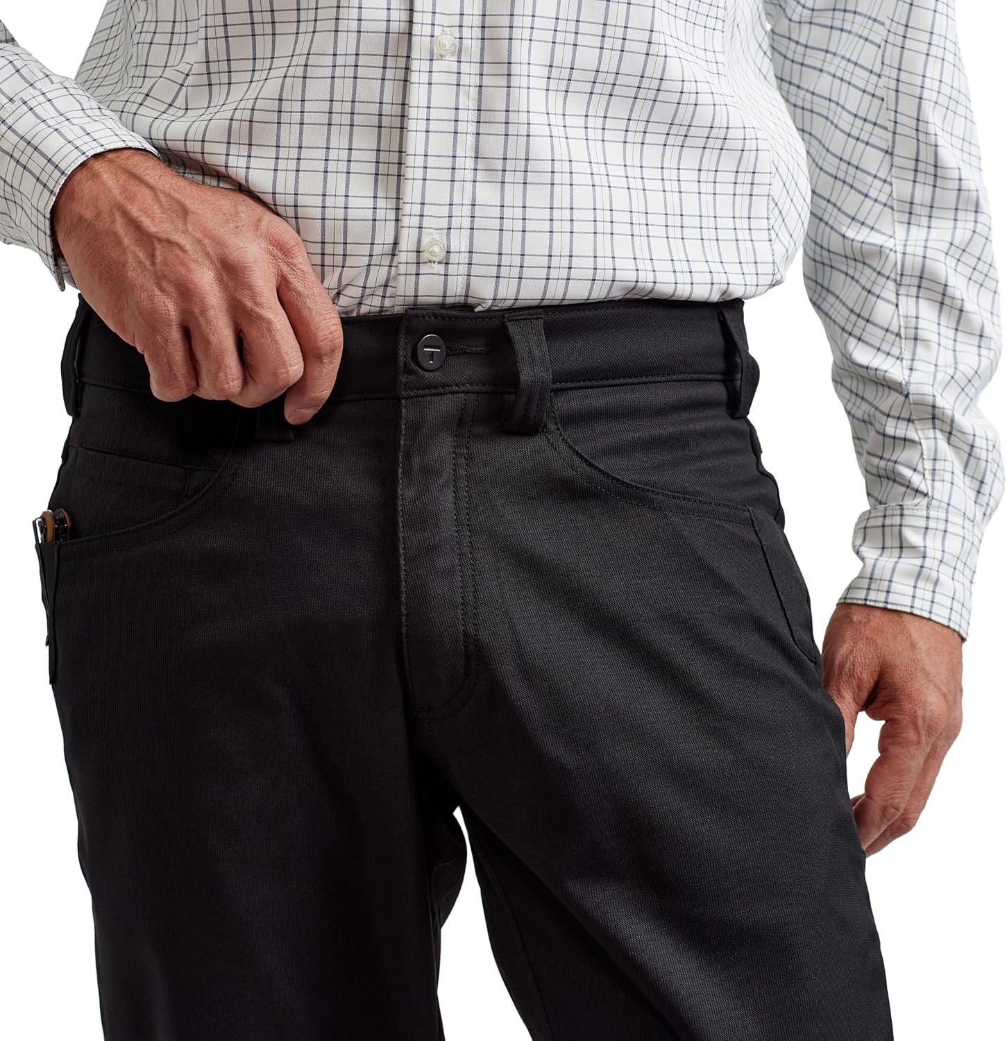 TRUEWERK Men's EDO WerkPant - Tapered Casual Stretch Work Pants, Moisture-Wicking, Tear-Resistant, Office to Jobsite