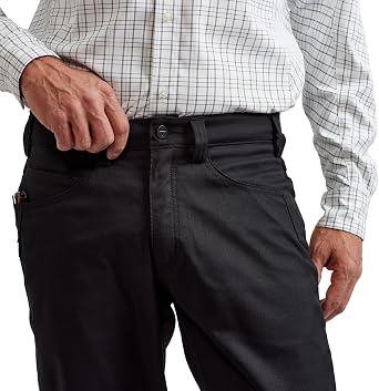 TRUEWERK Men's EDO WerkPant - Tapered Casual Stretch Work Pants, Moisture-Wicking, Tear-Resistant, Office to Jobsite