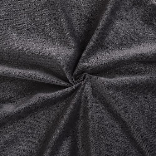 Miniatura 6 de WERDIM Juego de 2 fundas de almohada de pelo sintético lanudo y esponjoso, de terciopelo, con cierre de botón, tamaño estándarQueen (teñido anudado